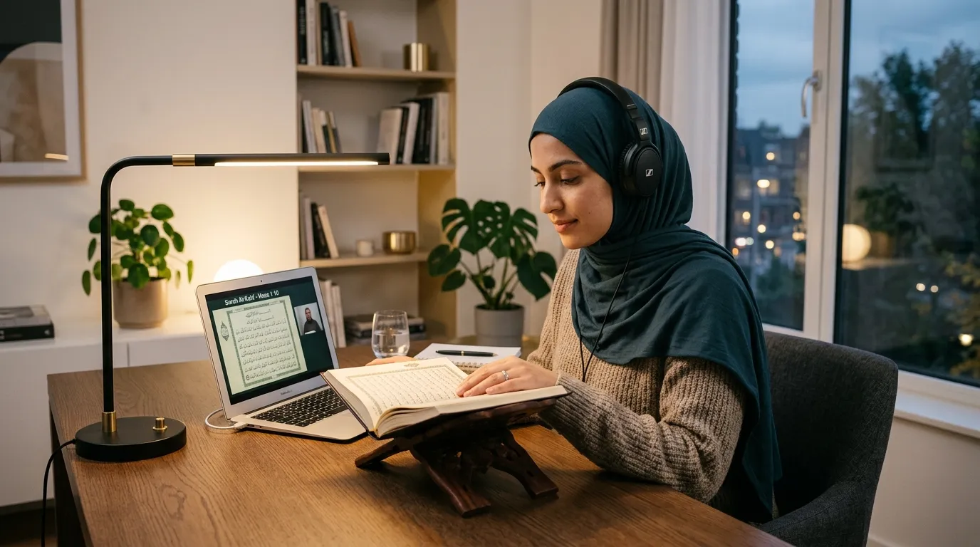 Adult learning Quran online