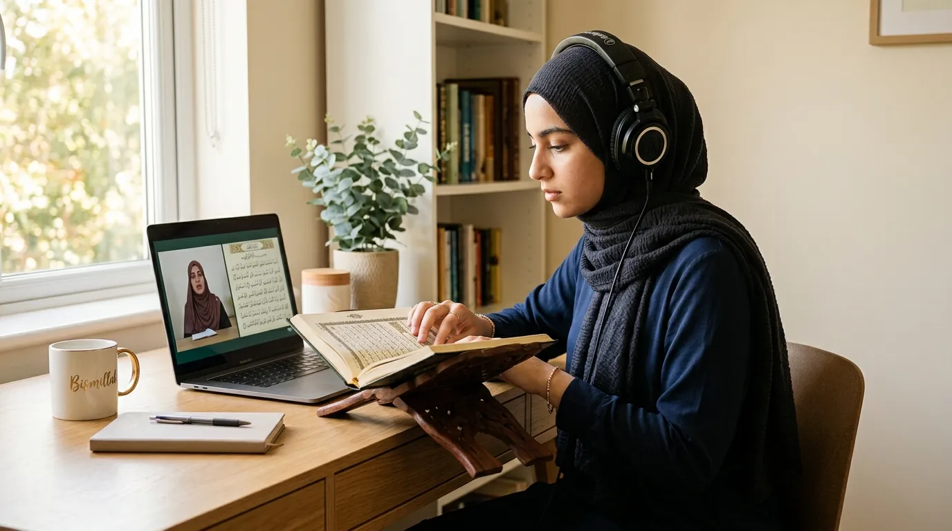 learn quran online english not first language